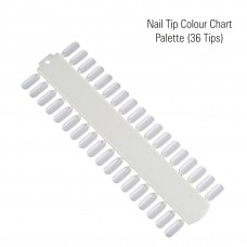 Nail Tip Colour Chart Palette (36 Tips)