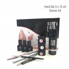 Hard Gel 3 x 15 ml Starter Kit