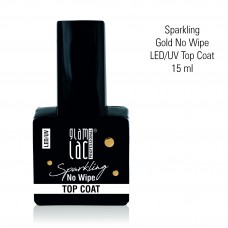 Sparkling Gold No Wipe Led/UV Top Coat 15 ml