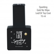 Sparkling Gold No Wipe Led/UV Top Coat 15 ml